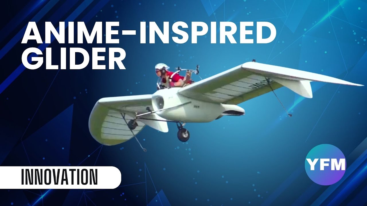 A real-life anime glider inspired by Nausicaä of the Valley of the