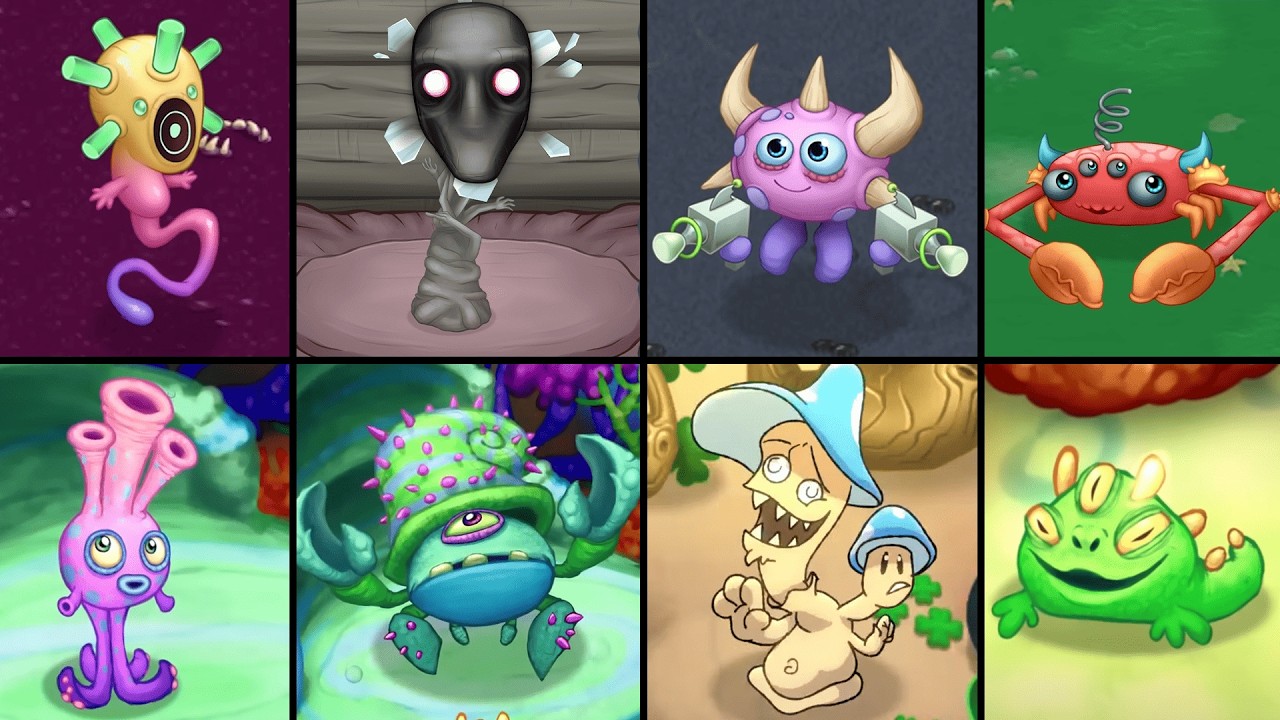 ALL Monsters Fanmade by Nova / MSM Vs Raw Zebra | My Singing