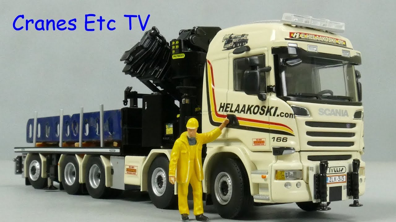 WSI Scania R + Palfinger 'E. Helaakoski Oy' by Cranes Etc TV - YouTube