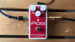 5 Minutes with the Electro-Harmonix Nano Pog - Pedal Demo - YouTube