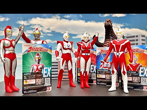 ユリアンとUSAがEXで登場だ！] 今回のウルトラマンソフビはアツすぎる