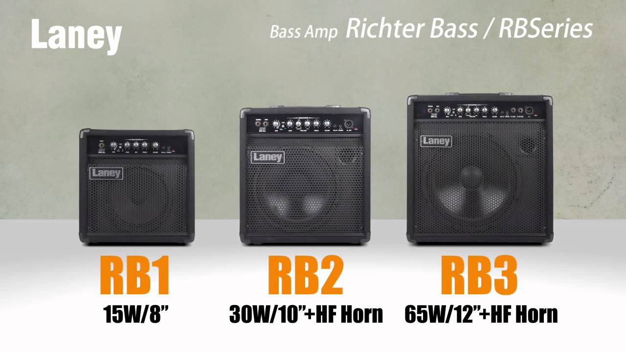 LANEY ベースアンプ・リヒターベース RB series - YouTube