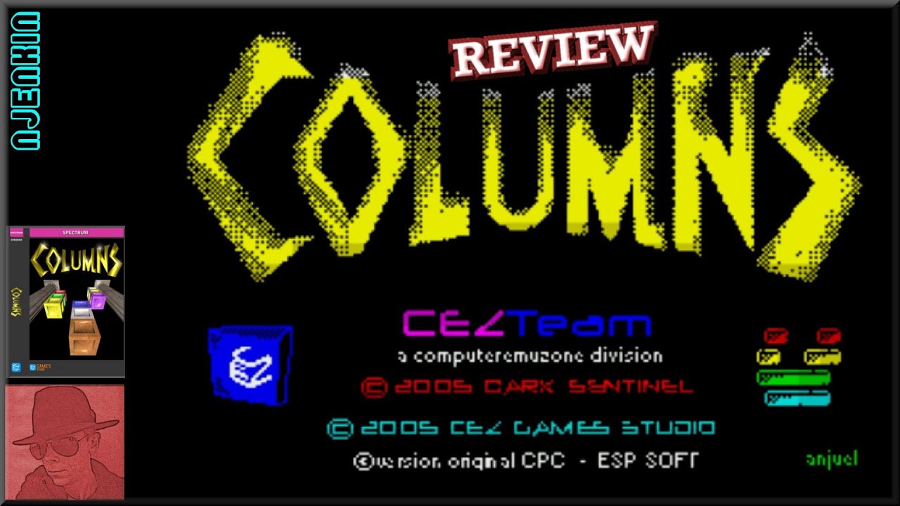 Columns : Homebrew from 2005 - on the ZX Spectrum 128K !! with