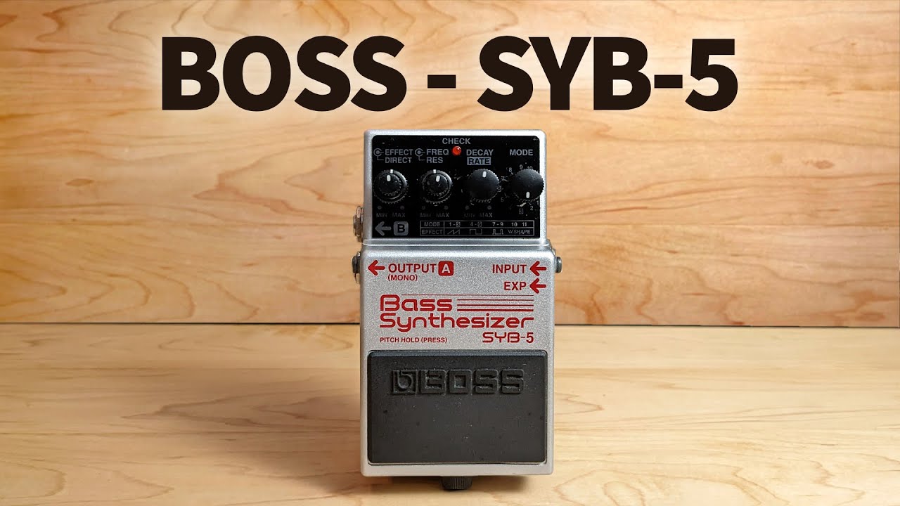 BOSS - SYB-5 Bass Synthesizer - YouTube