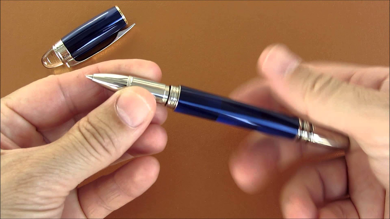 Montblanc Starwalker Cool Blue Roller - YouTube
