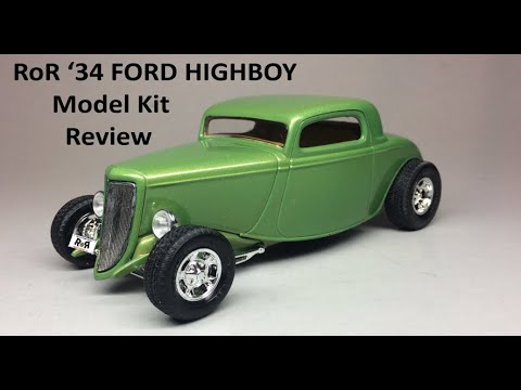 1934 Ford Highboy (I) 1:25 Scale Revell 85-1911 -Model Kit Build