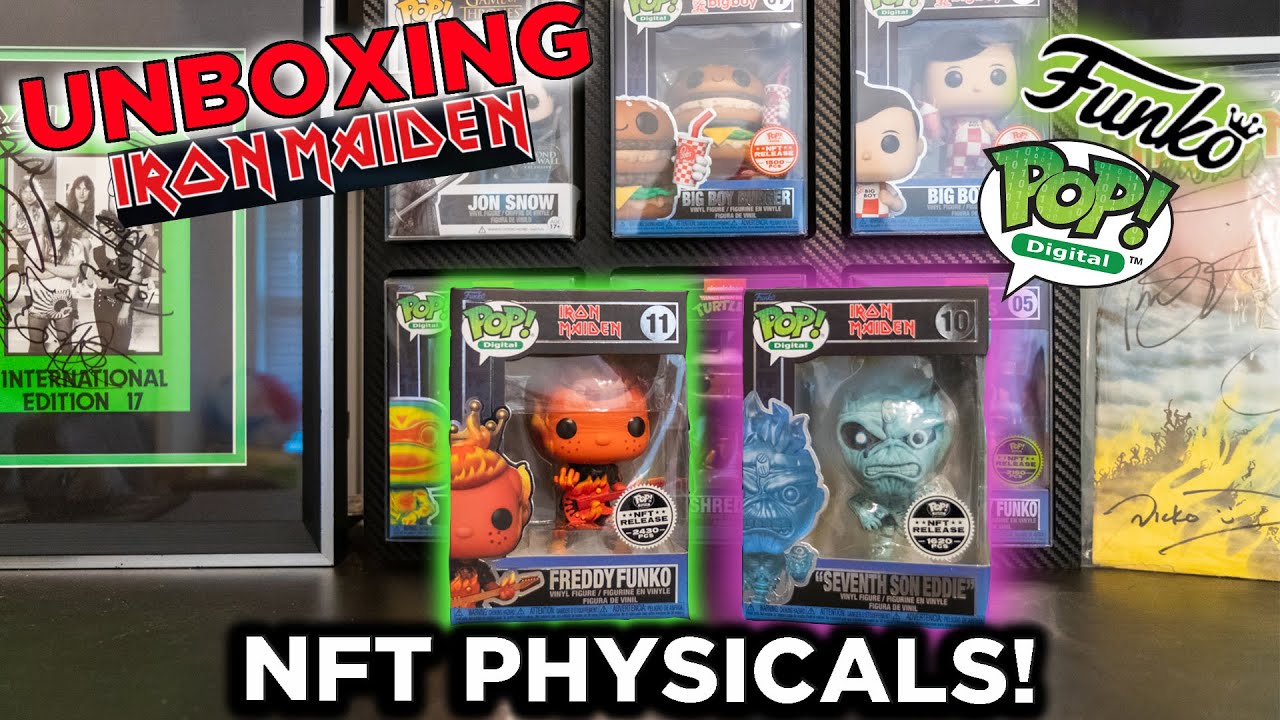 FUNKO Iron Maiden Unboxing NFT Physicals Series 1 | May 2022