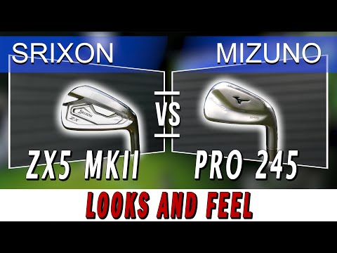 HEAD TO HEAD | Mizuno Pro 245 vs Srixon ZX5 MK2 LOOKS and FEEL
