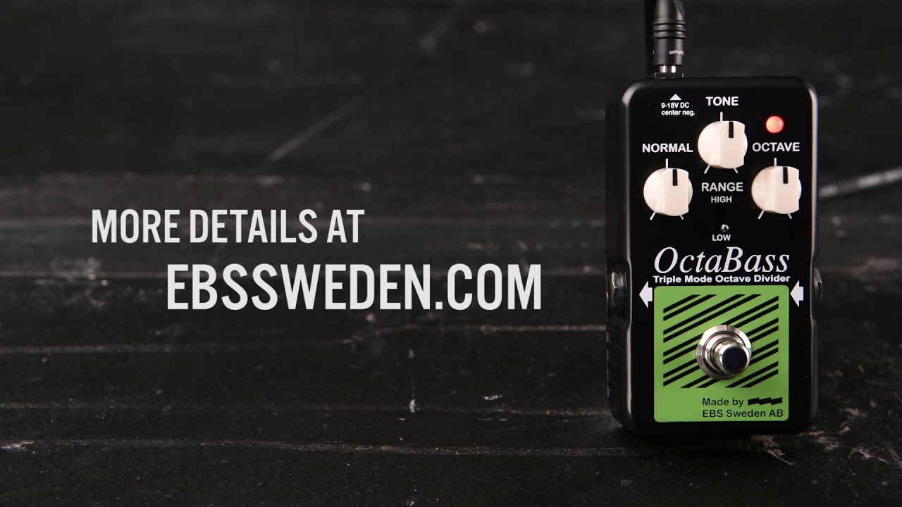 EBS OCTABASS BLUE LABEL - 原音から1オクターブ下の音を作り出す