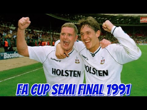 Tottenham Hotspur 3-1 Arsenal - FA Cup Semi-Final 1990/91 - YouTube