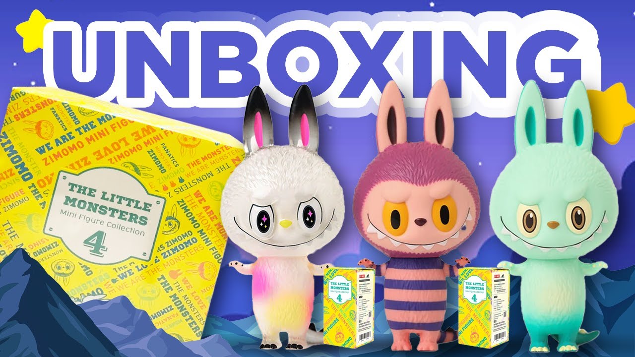Unboxing] POP MART - ZIMOMO The Little Monsters 4 | Blind Boxes
