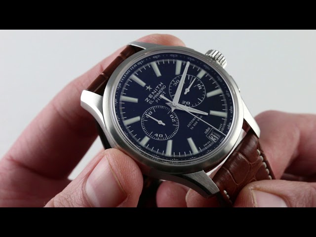 Pre-Owned Zenith El Primero Pilot Chronograph 03.2117.4002/23.C704