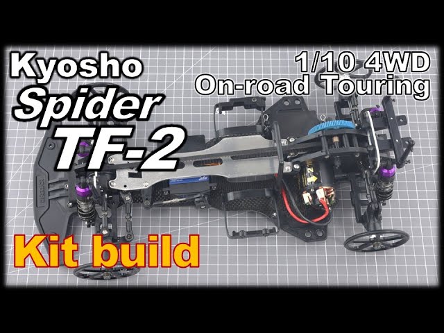 RC] Kyosho Spider TF-2, kit build - YouTube