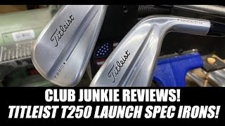 Titleist T250 Launch Spec Irons & U505 Utility Iron Review - YouTube