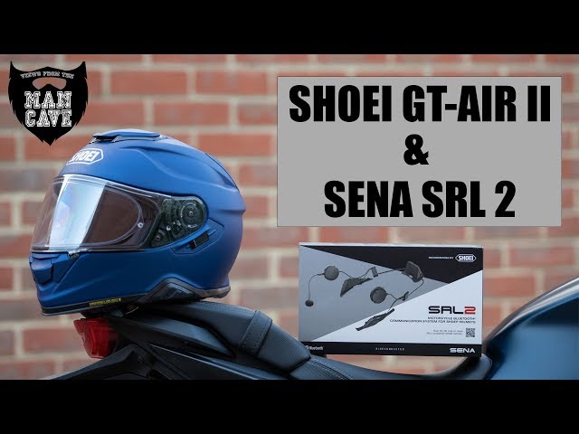 Shoei GT Air II and Sena SRL 2 - Install & Review - YouTube