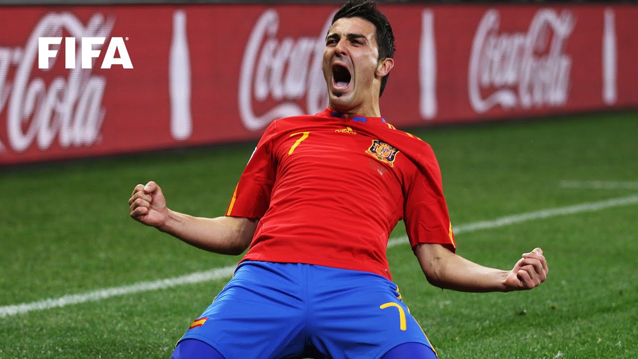 スペイン代表アウェイ 2010南アフリカW杯 DAVID VILLA 7番 David Villa