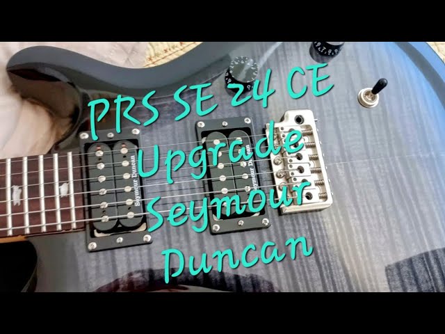 PRS SE 24 CE upgraded with PRS locking tuners and Seymour Duncan