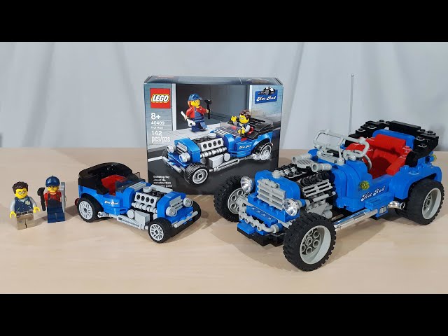 LEGO 40409 Hot Rod | Unboxing, Build, and Review | Blue Fury
