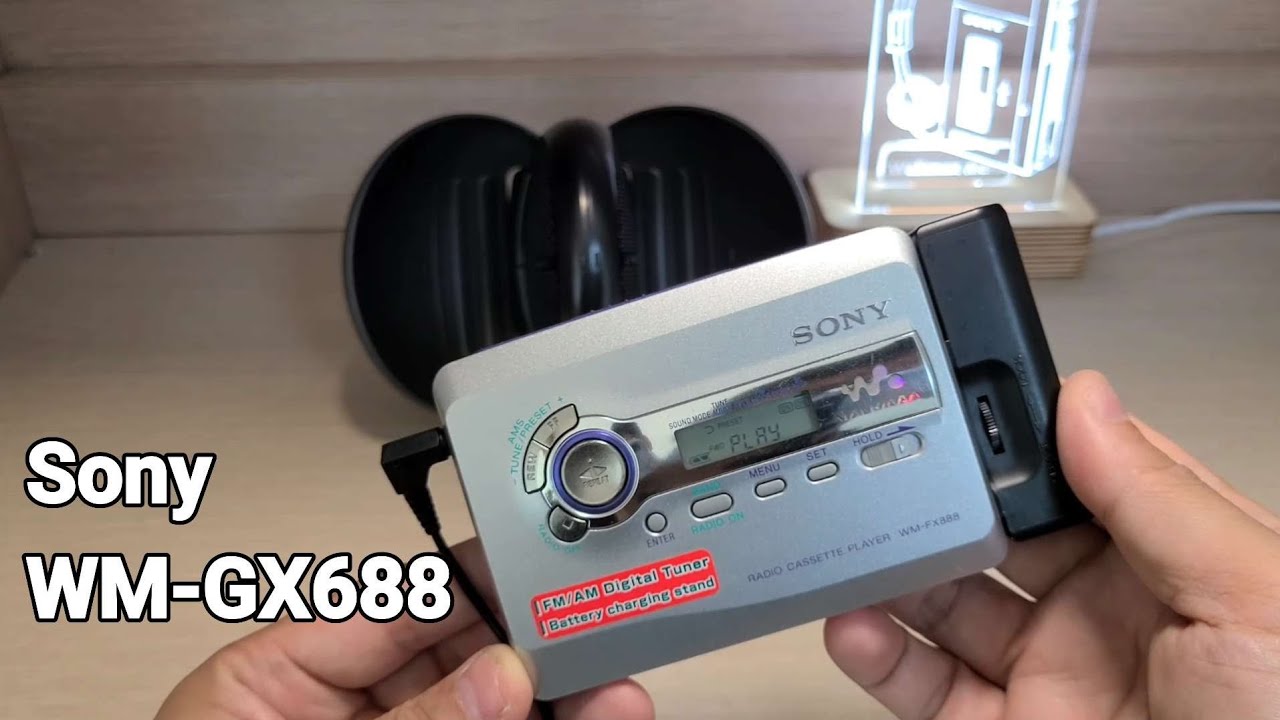 Sony WM-GX688 Cassette player Walkman - YouTube