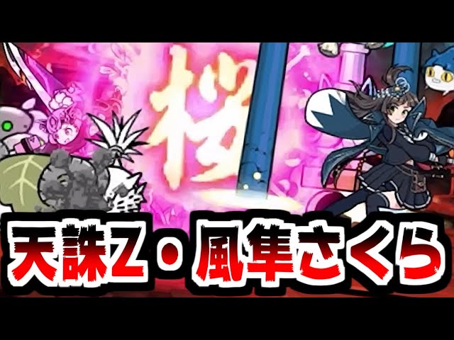 The Battle Cats] The fourth form, Tenchu ​​Z, Kazehaya Sakura, is