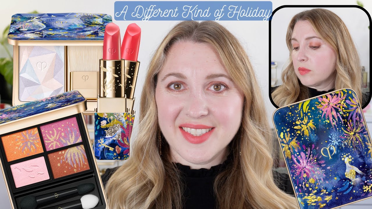 CLE DE PEAU HOLIDAY 2023 | Eyeshadow, Luminizer, Lipsticks