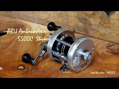 ABU Ambassadeur 5500C Silver パーツリスト Parts list 分解写真