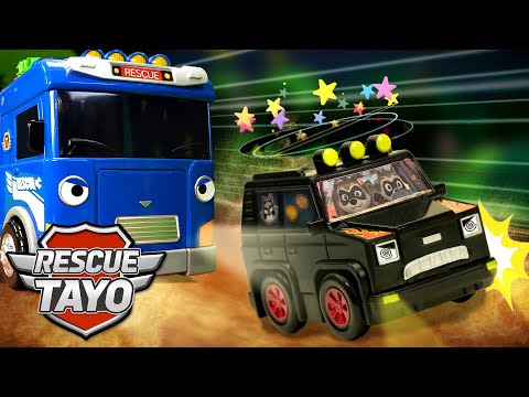 レスキュートラックストロング！夜のレスキュー作戦！l ミニカーの