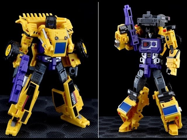 MakeToys Giant Set C - Front End Loader & Mixer - YouTube