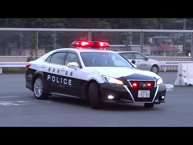 静岡県警察 高速道路交通警察隊 210系クラウンアスリート高速パトカー