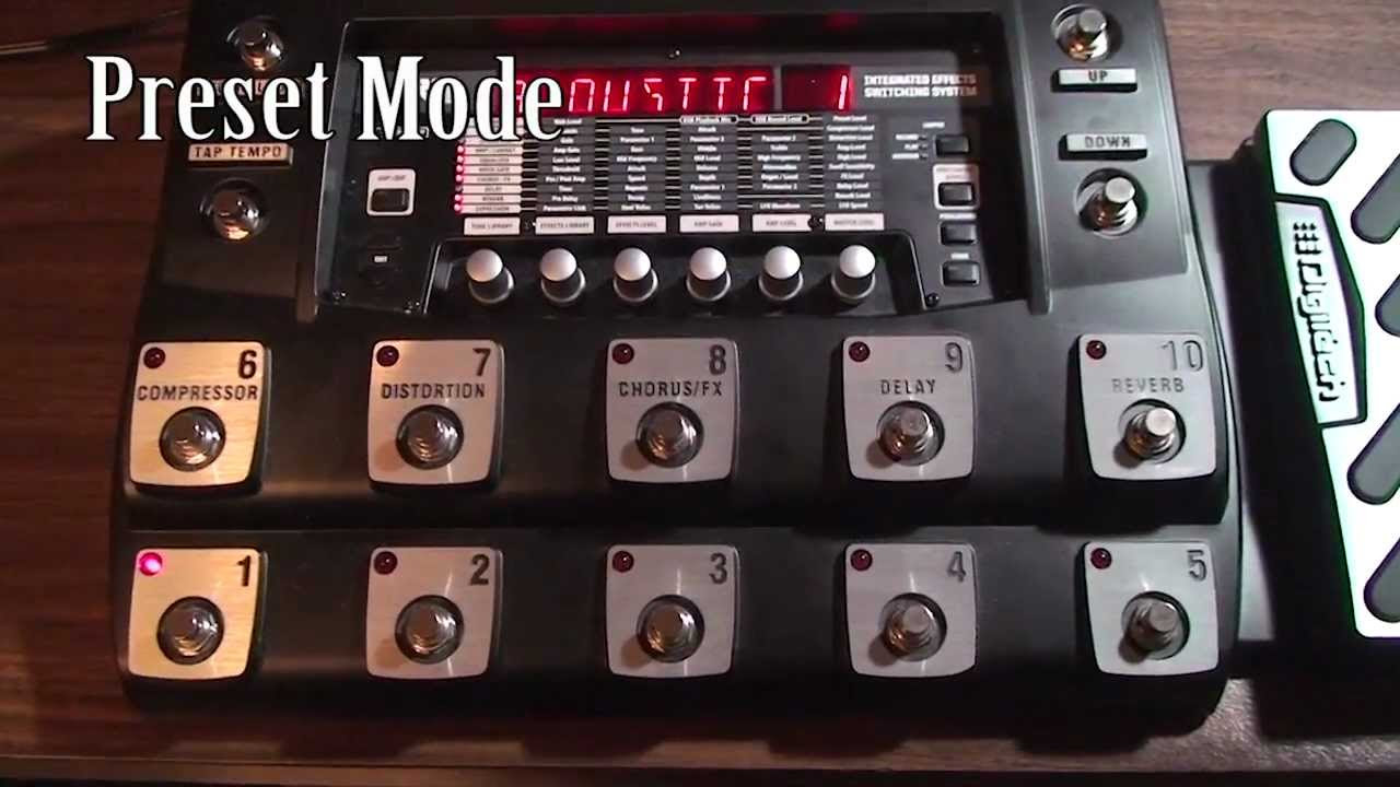 DigiTech RP1000 Integrated Effects Switching System - YouTube