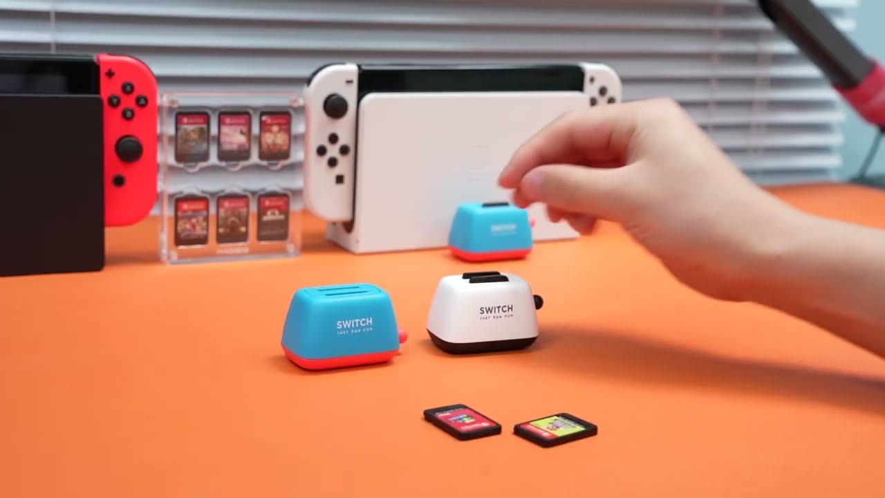 Toaster Game Case with Nintendo Switch Games Cards - YouTube