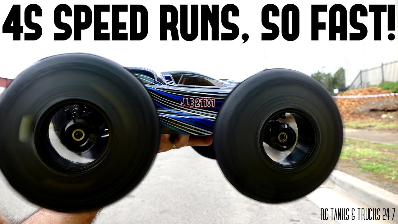 JLB RACING CHEETAH 21101 Speed Runs on 3S & 4S - Plus Funny Ending