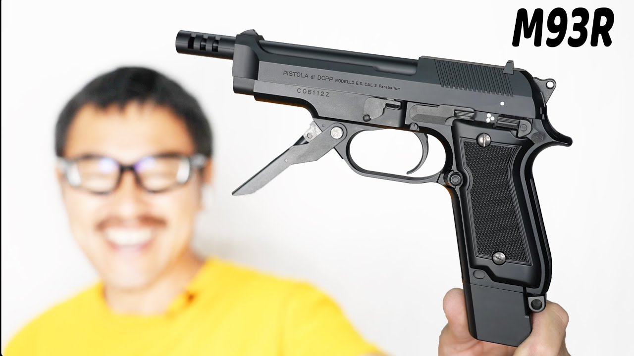 ベレッタM93R ブラック 東京マルイ 電動ガン レビュー - YouTube