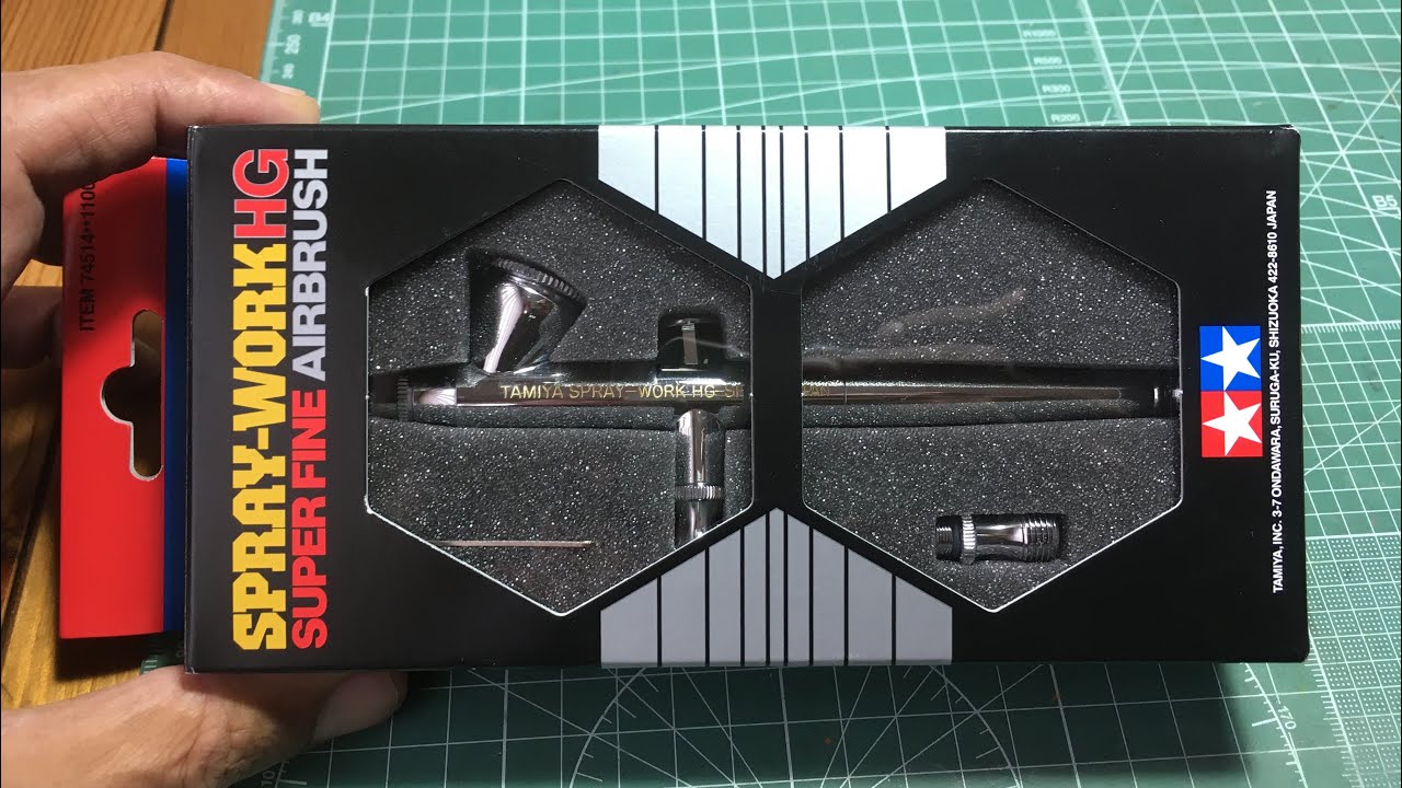 Tamiya Spray Work HG-SF 0,2 mm airbrush - YouTube