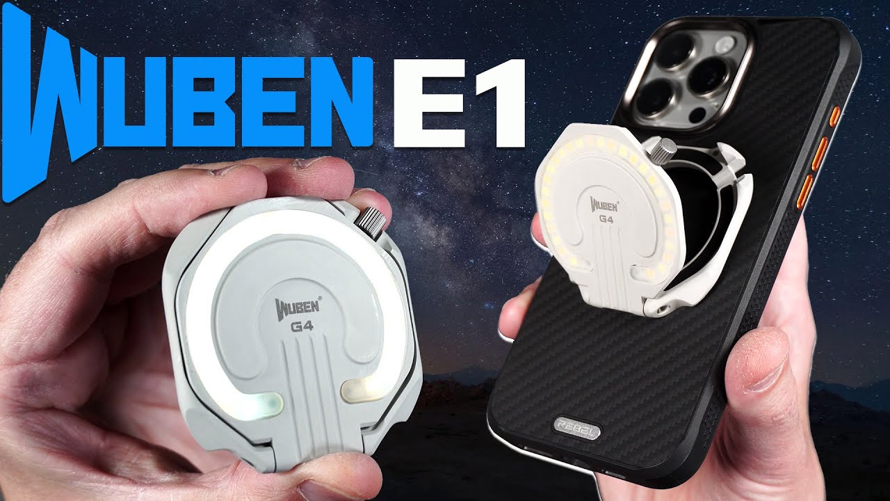 Wuben E1 EDC Phone Flashlight 2024 Review - Super thin, Versatile