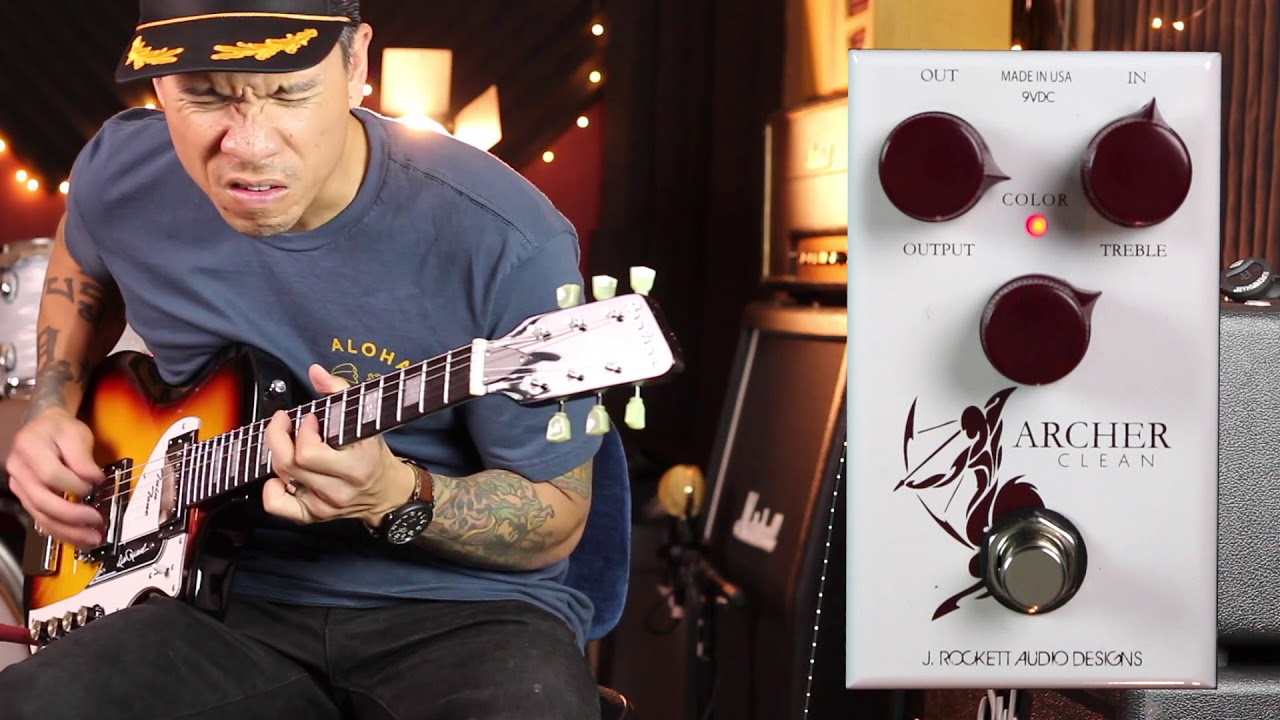J Rockett Archer Clean pedal - demo by RJ Ronquillo - YouTube