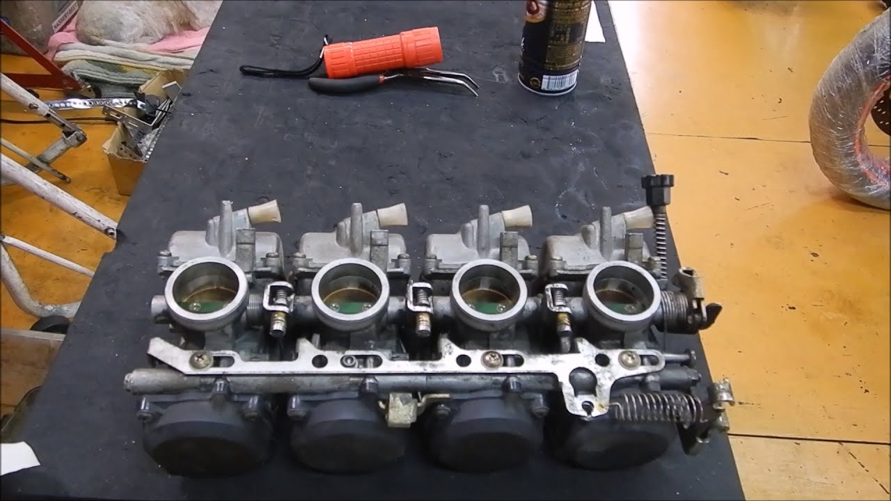 ZX-4】キャブレター調整 - YouTube