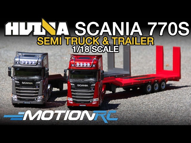 スカニア 770S V8 ヘッド本体＋トレーラーセット 1/18スケール SCANIA