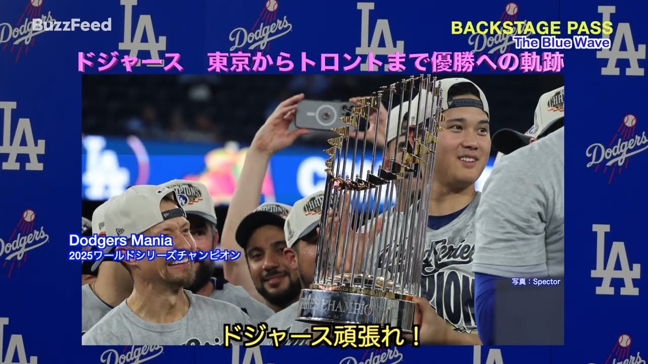 祝！ドジャース2年連続ワールドシリーズチャンピオン！Backstage Pass