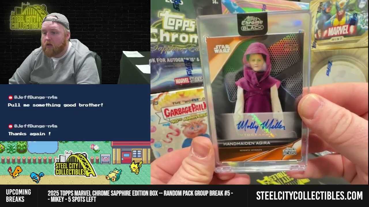 LIVE BREAK SPECIAL* 2023 Topps Star Wars Chrome Black Hobby Box