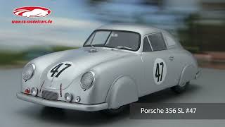 WERK83 1:18 Porsche 356 SL #47 24h LeMans 1951 Sauerwein, Brunet