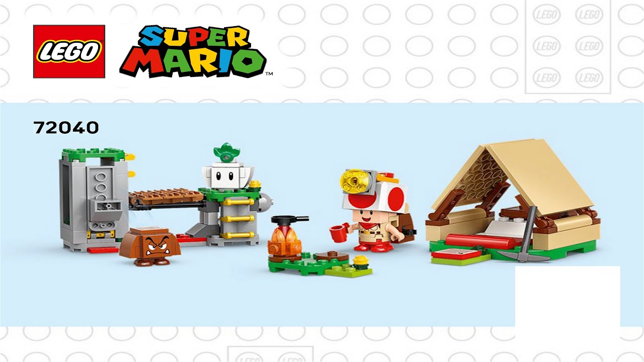 🔥 LEGO instructions 🔥 Super Mario 🔥 72040 🔥 Captain Toad's