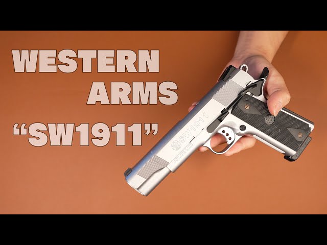 S&W傑作選】#1「SW1911」ウエスタンアームズ【ガスガン】 - YouTube