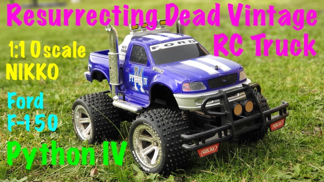 Nikko Ford F-150 Python IV 1/10 scale - Fixing broken vintage RC