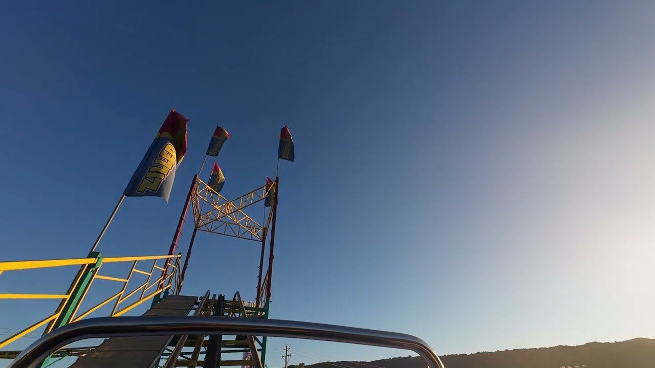 Zillerator Zing: Alameda County Fair Roller Coaster Ride #pov