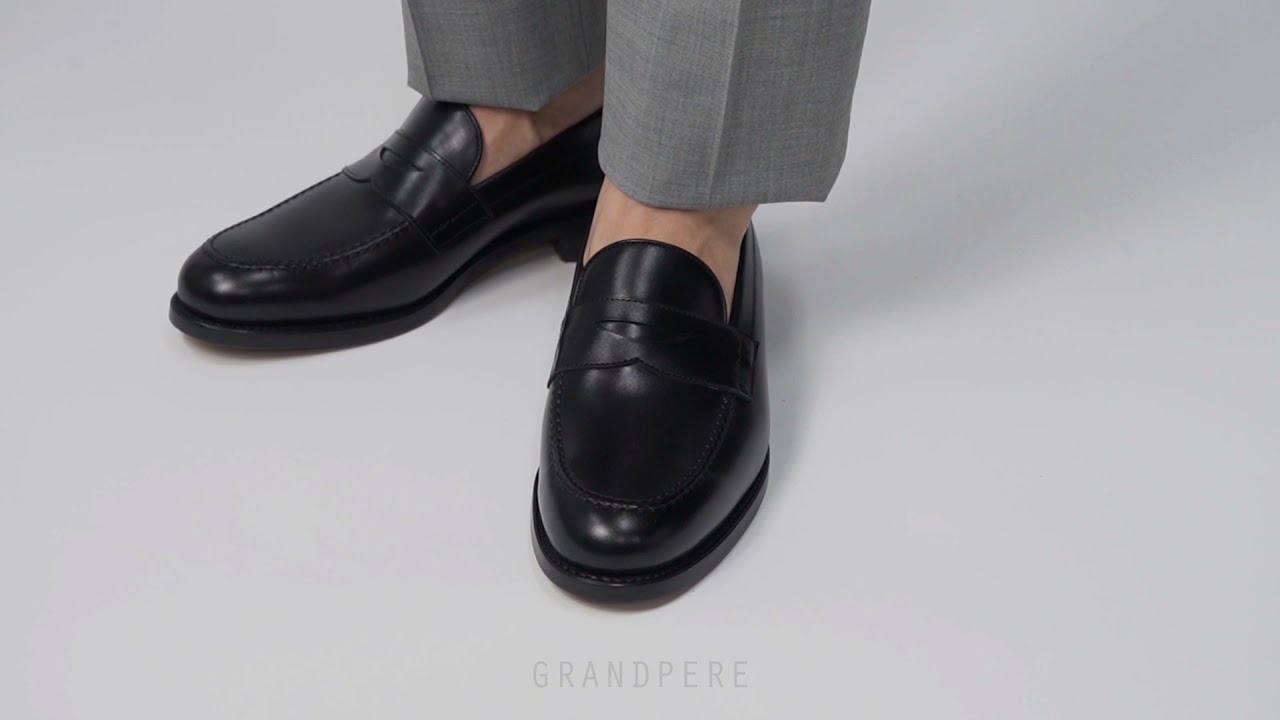 バーウィック BERWICK ローファー 4545-K1 カーフ ブラック - YouTube