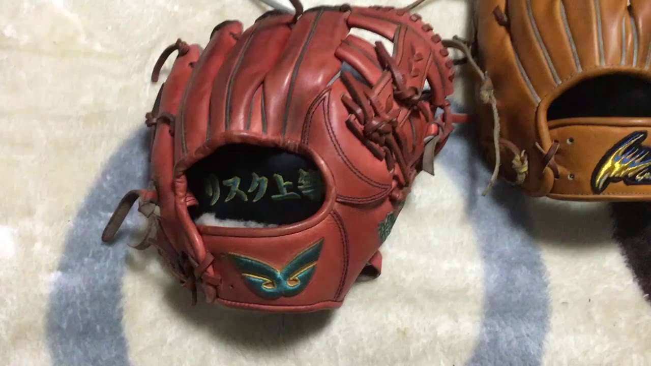 グロム 硬式用 内野手用グローブ紹介 - YouTube