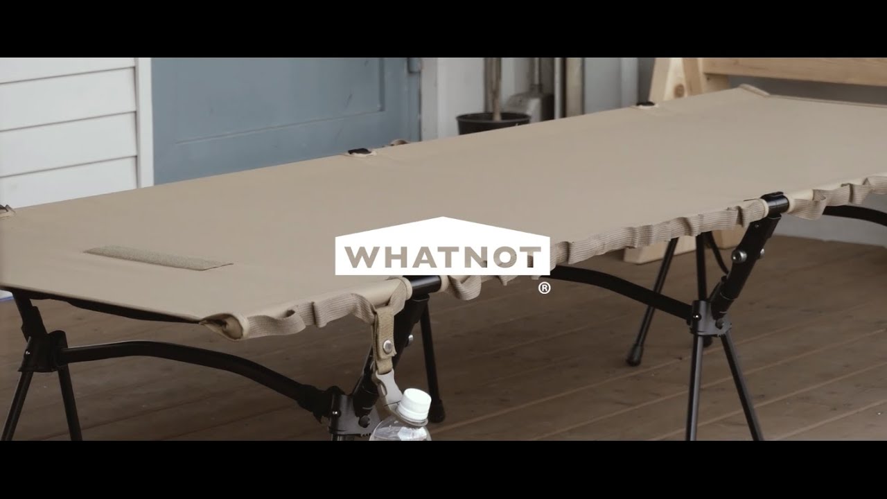 WHATNOT 2WAY タクティカルコット 【公式通販】