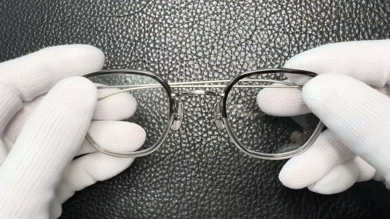 カネコガンキョウ 金子眼鏡 KM-72 GYSH - YouTube