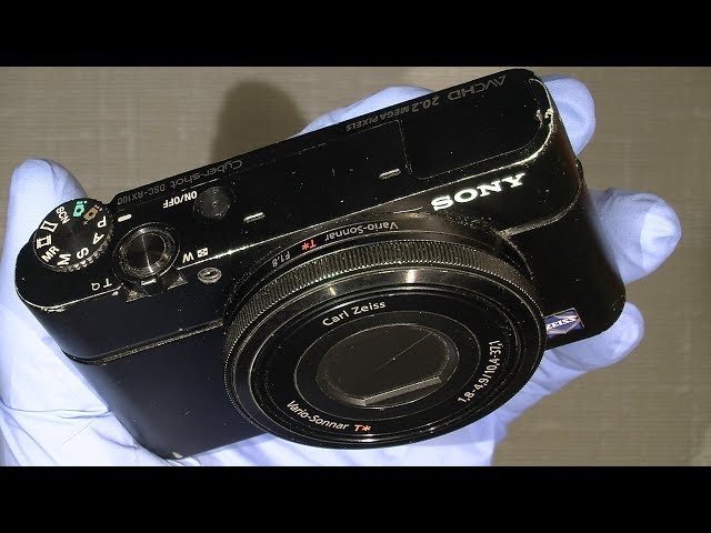 Cleaning the sensor in Sony RX100 mark 1 - YouTube
